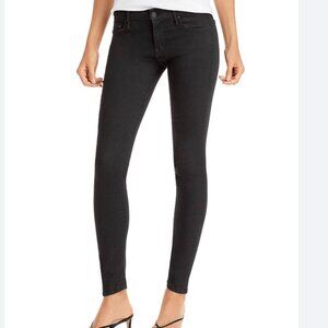 Mother The Looker Not Guilty Skinny Mid-rise Jeans Cotton Blend 28